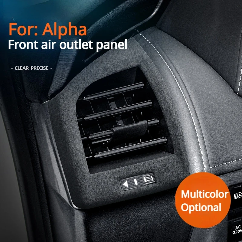 Подходит для Toyota Alpha 2024 2025 Alcantra, замшевая передняя боковая рамка для выпуска воздуха автомобиля, внутренняя рамка для выпуска воздуха, аксессуары для панели
Подходит для Toyota Alpha 2024 2025 Alcantra, замшевая передняя боковая рамка для выпуска воздуха автомобиля, внутренняя рамка для выпуска воздуха, аксессуары для панели