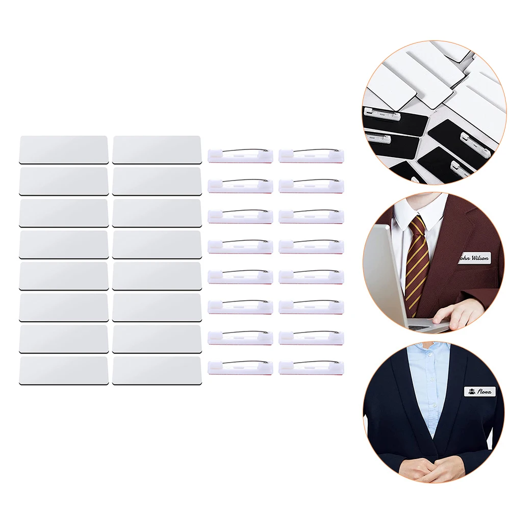 16pcs Name Tags with Pins Customizable Badges for Work School Identity Nameplate Stocking Wood Printable Magnetic
16pcs Name Tags with Pins Customizable Badges for Work School Identity Nameplate Stocking Wood Printable Magnetic