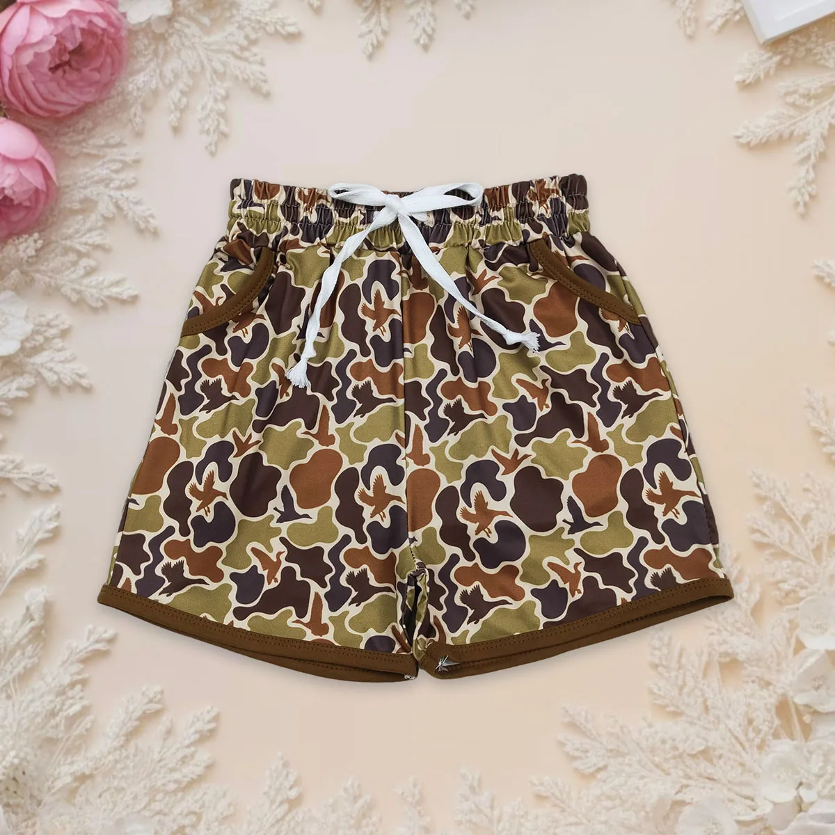 Hot Sale Kids Baby Boy Brown Ducks Camo Hunting Pockets Summer Shorts Bottoms Fashion Boutique Children Clothing Wholesale
Hot Sale Kids Baby Boy Brown Ducks Camo Hunting Pockets Summer Shorts Bottoms Fashion Boutique Children Clothing Wholesale