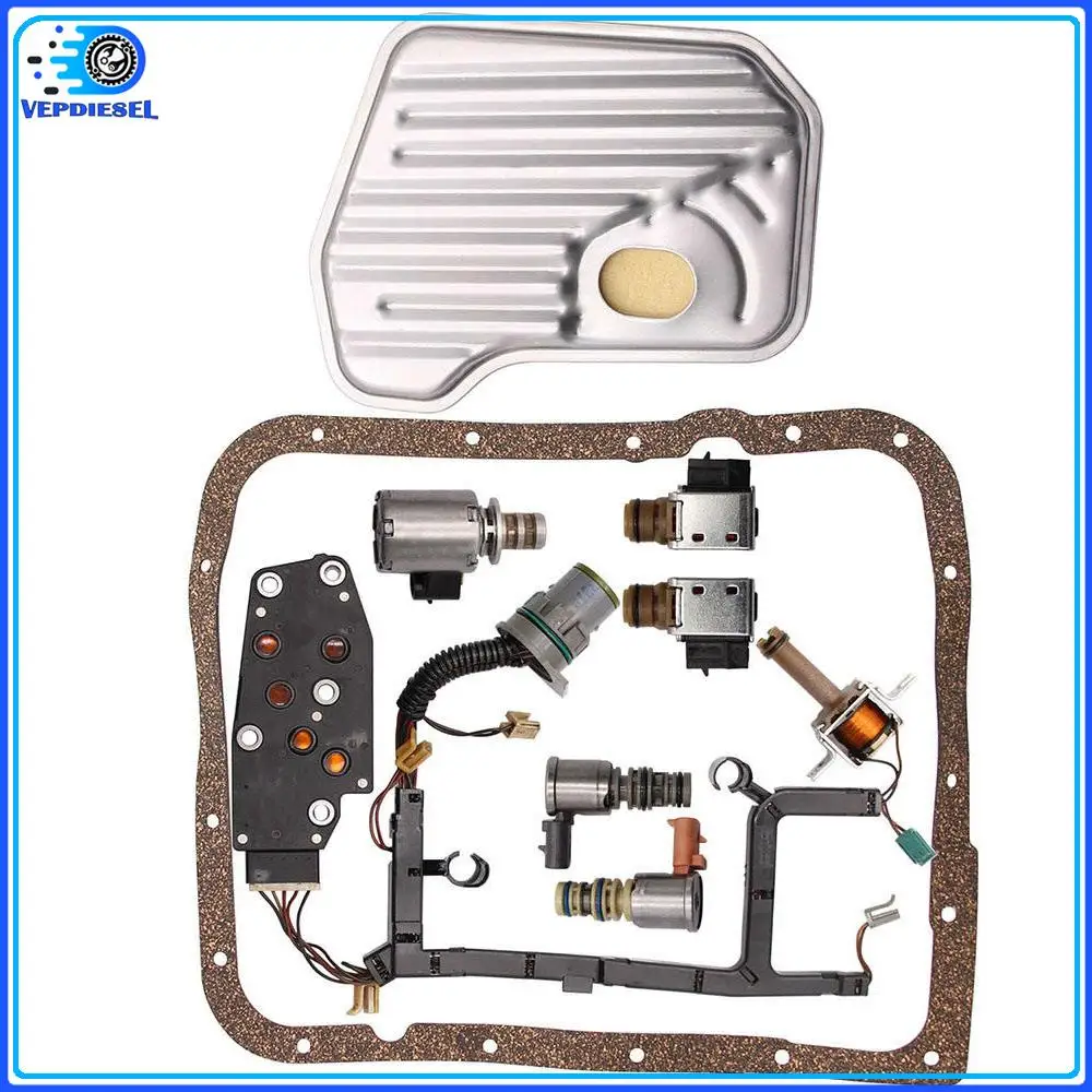 9 шт. 4L60E и 4L65E комплект соленоидов коробки передач с проводом, подходит для 11993-2005, все автозапчасти GM Buick Camaro Jimmy 
9 шт. 4L60E и 4L65E комплект соленоидов коробки передач с проводом, подходит для 11993-2005, все автозапчасти GM Buick Camaro Jimmy