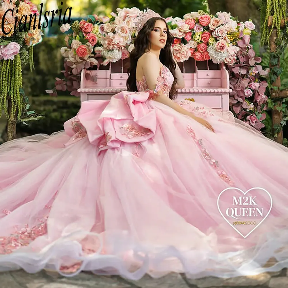 Розовые кристаллы с бисером и кисточками и бантом Quinceanera Платья Бальное платье с открытыми плечами Аппликации Кружева Sweet 15 Años Мексиканский индивидуальный заказ
Розовые кристаллы с бисером и кисточками и бантом Quinceanera Платья Бальное платье с открытыми плечами Аппликации Кружева Sweet 15 Años Мексиканский индивидуальный заказ