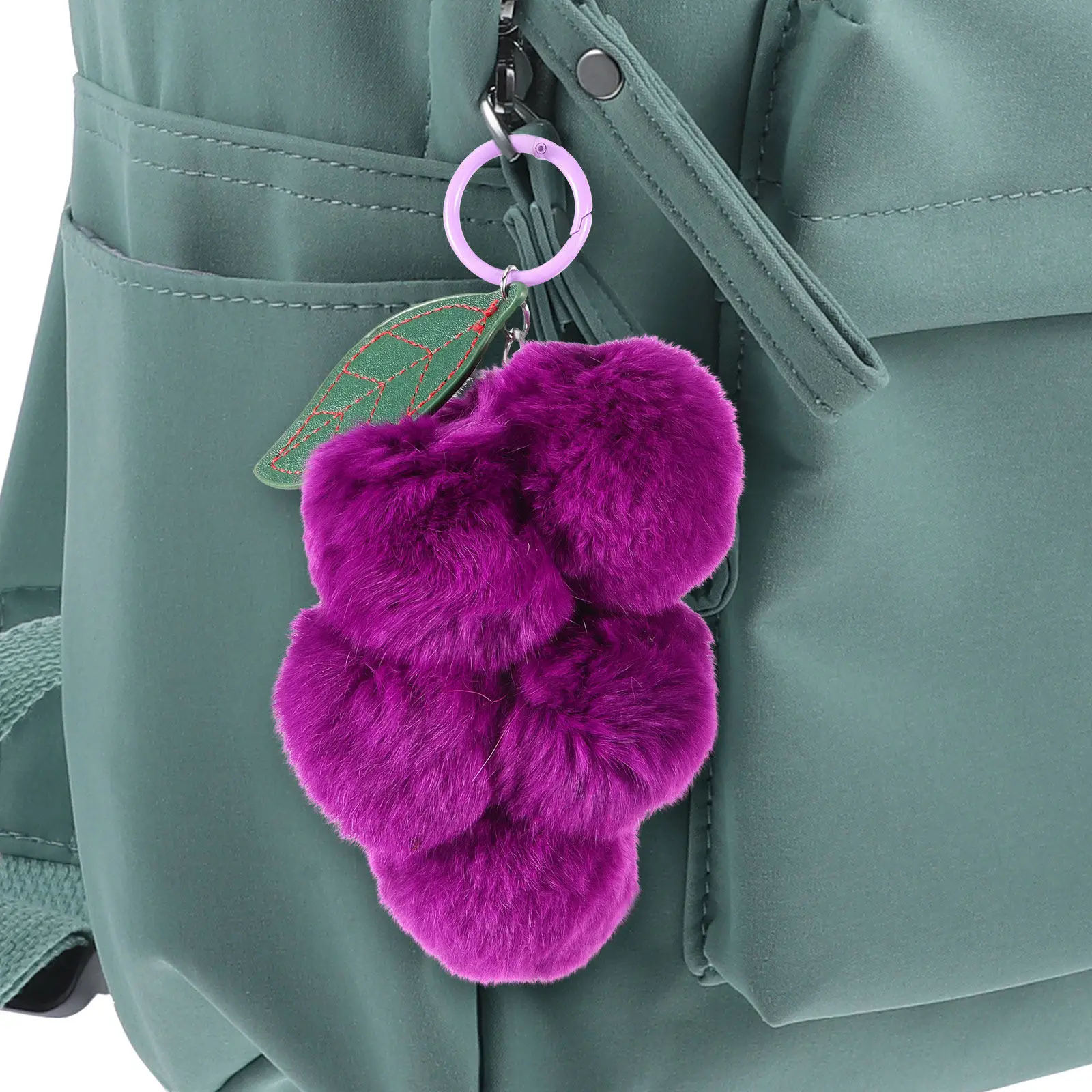 Grape Keychain Charm Soft Lightweight Ball Bag Hanging Ornament Decorative Backpack Charm Car House Key Ring Accessory Aesthetic
Grape Keychain Charm Soft Lightweight Ball Bag Hanging Ornament Decorative Backpack Charm Car House Key Ring Accessory Aesthetic