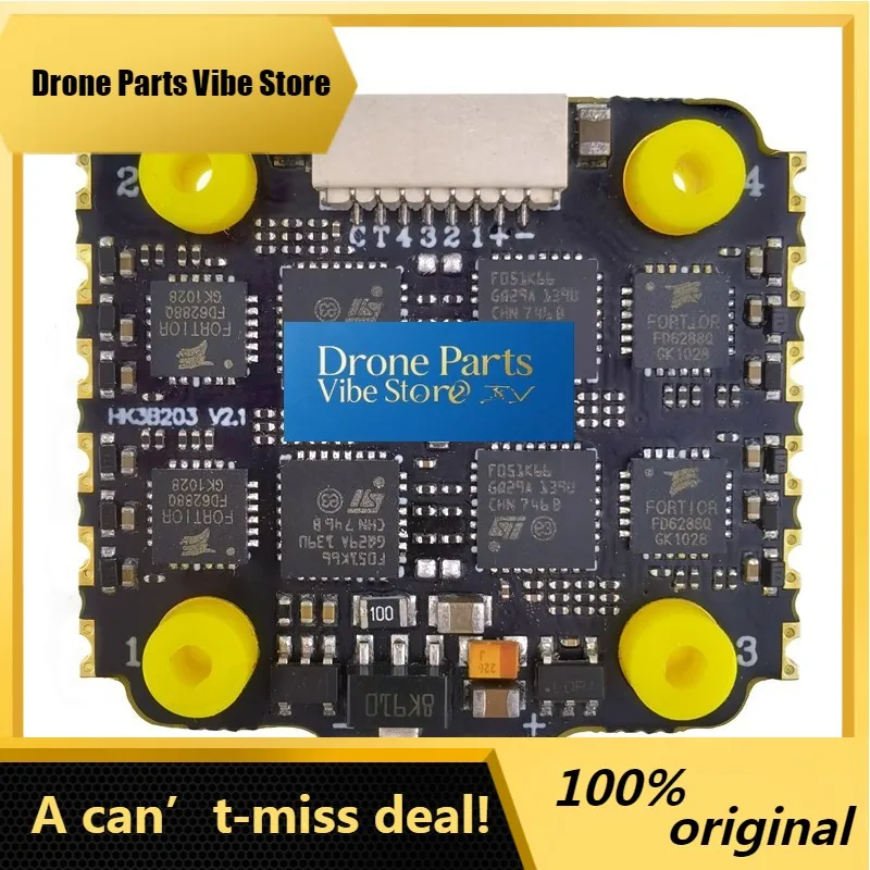 DronePFPV ESC BLHeli-32 40A 4-In-1 20x20mm 2S-6S DShot600 For RC Drone Racing Freestyle FPV Quadcopter Electronic Speed Controll
DronePFPV ESC BLHeli-32 40A 4-In-1 20x20mm 2S-6S DShot600 For RC Drone Racing Freestyle FPV Quadcopter Electronic Speed Controll