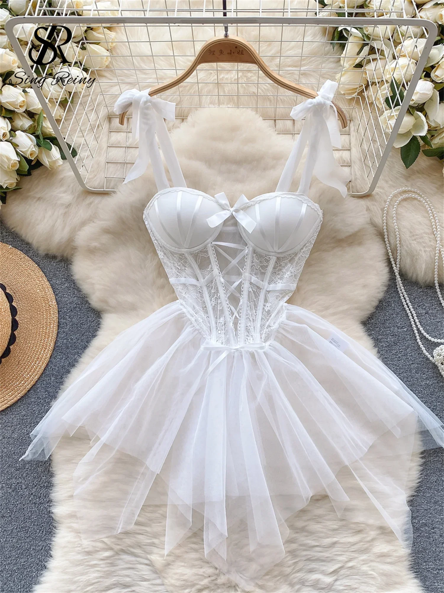 SINGREINY Senior Sheer Lace Sensual Nightwear Women Strap Transparent Backless Mini Dress Temptation Erotic Mesh Sexy Pajamas
SINGREINY Senior Sheer Lace Sensual Nightwear Women Strap Transparent Backless Mini Dress Temptation Erotic Mesh Sexy Pajamas