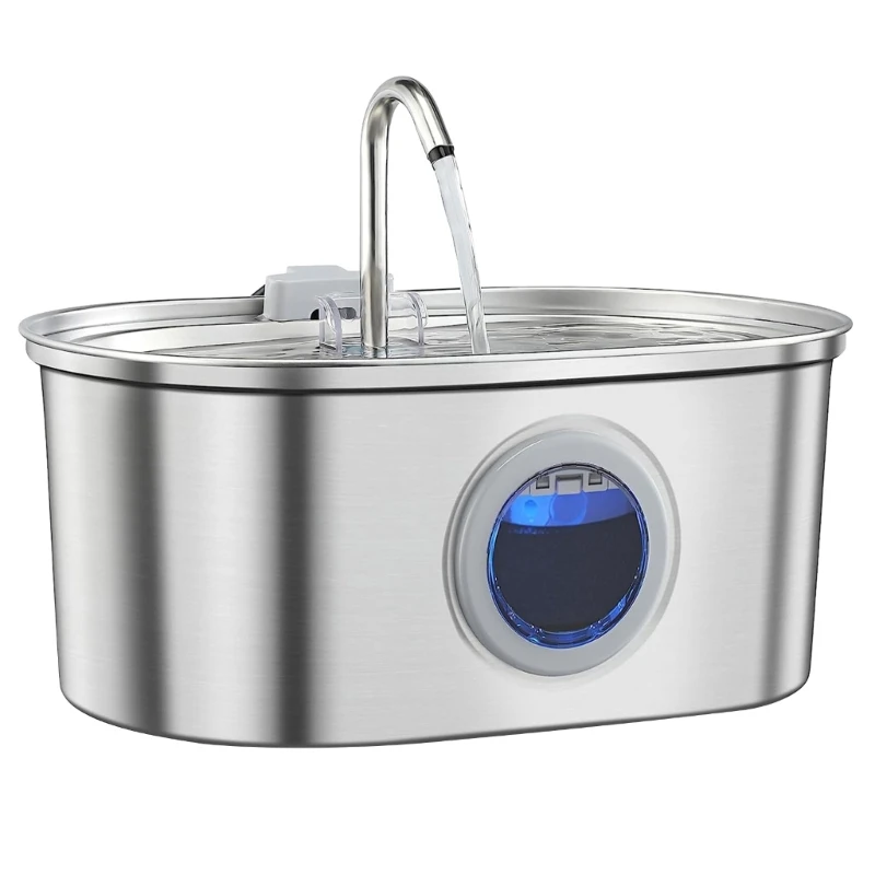 H55A Pet Drinking Water Fountain with with Viewable Window Automatic Drinking Fountain Water Circulations Filter Pet Drinker
H55A Pet Drinking Water Fountain with with Viewable Window Automatic Drinking Fountain Water Circulations Filter Pet Drinker