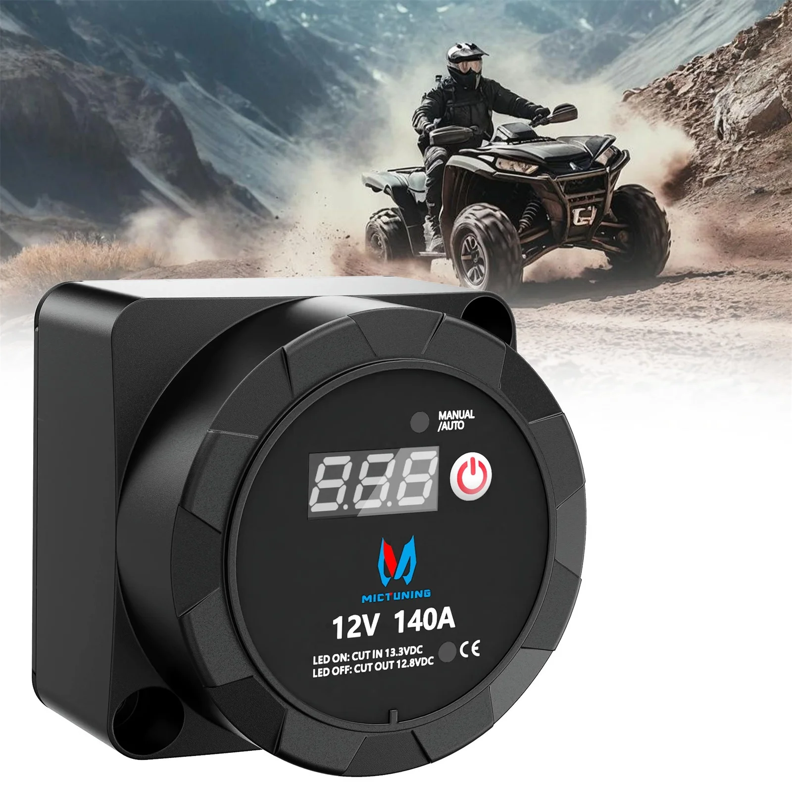 MICTUNING Dual Battery Smart Charger with LCD Display, Dual Battery Isolator - Auto Sensing VSR for Cars, Trucks, Marine AGMs
MICTUNING Dual Battery Smart Charger with LCD Display, Dual Battery Isolator - Auto Sensing VSR for Cars, Trucks, Marine AGMs