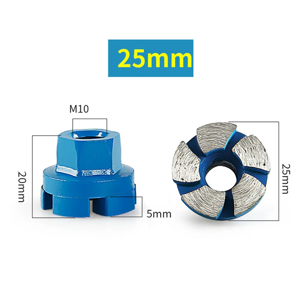 1 Inch Grinding Wheel Head Bowl Shape for Angle Grinder Compatible with For Concrete Masonry and Granite Applications
1 Inch Grinding Wheel Head Bowl Shape for Angle Grinder Compatible with For Concrete Masonry and Granite Applications