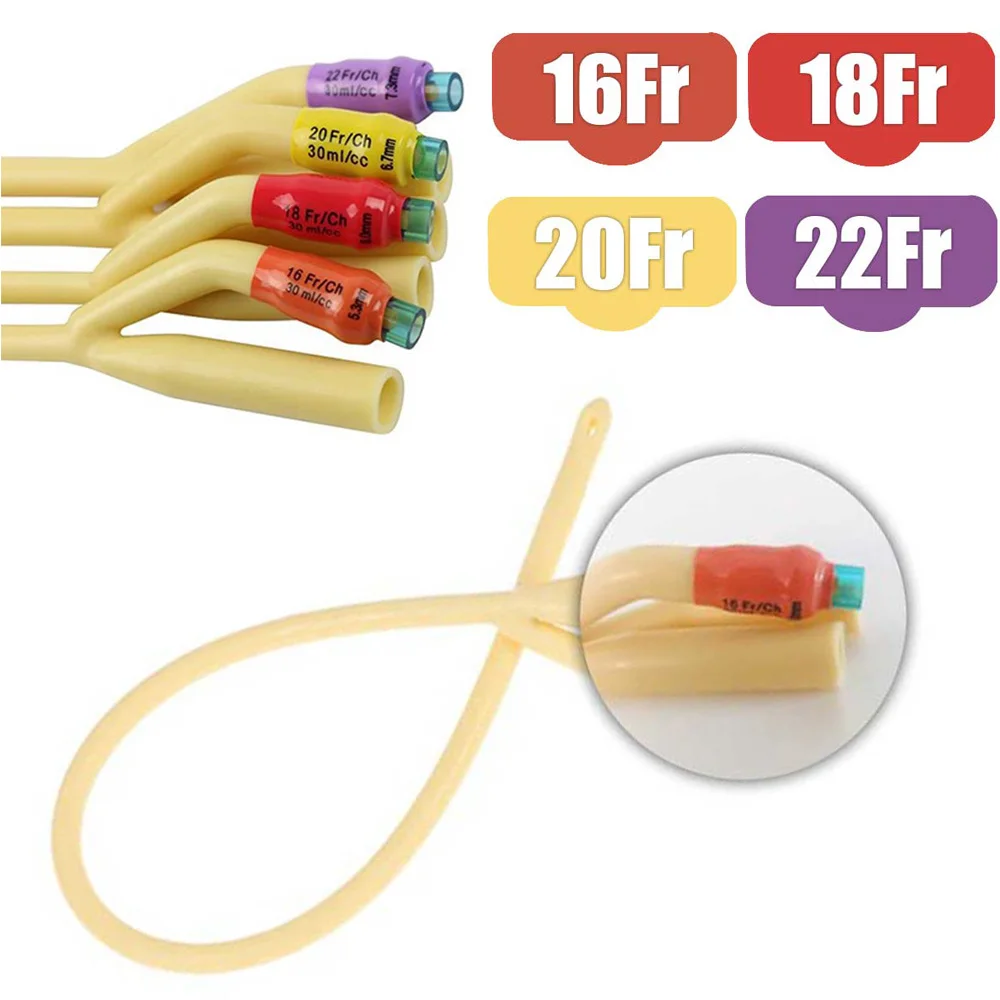 1x Disposable 3-Way Medical Balloon Latex Foley Catheter Silicone Coating Urine Tube Male Foley Inserted Tube Urine Catheter
1x Disposable 3-Way Medical Balloon Latex Foley Catheter Silicone Coating Urine Tube Male Foley Inserted Tube Urine Catheter