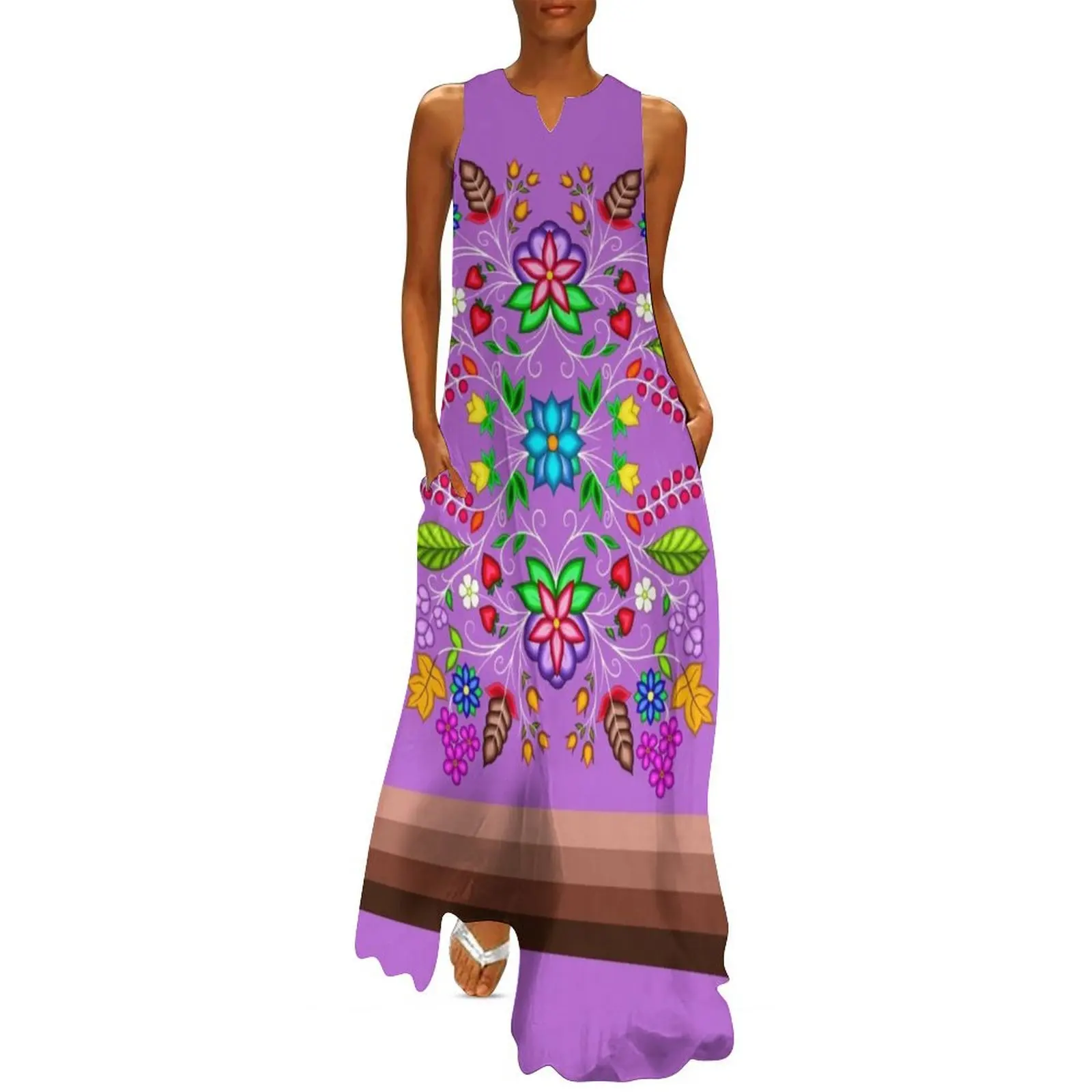Brown Ribbon and Florals Long Dress Women's summer skirt summer outfits for women 2025
Brown Ribbon and Florals Long Dress Women's summer skirt summer outfits for women 2025