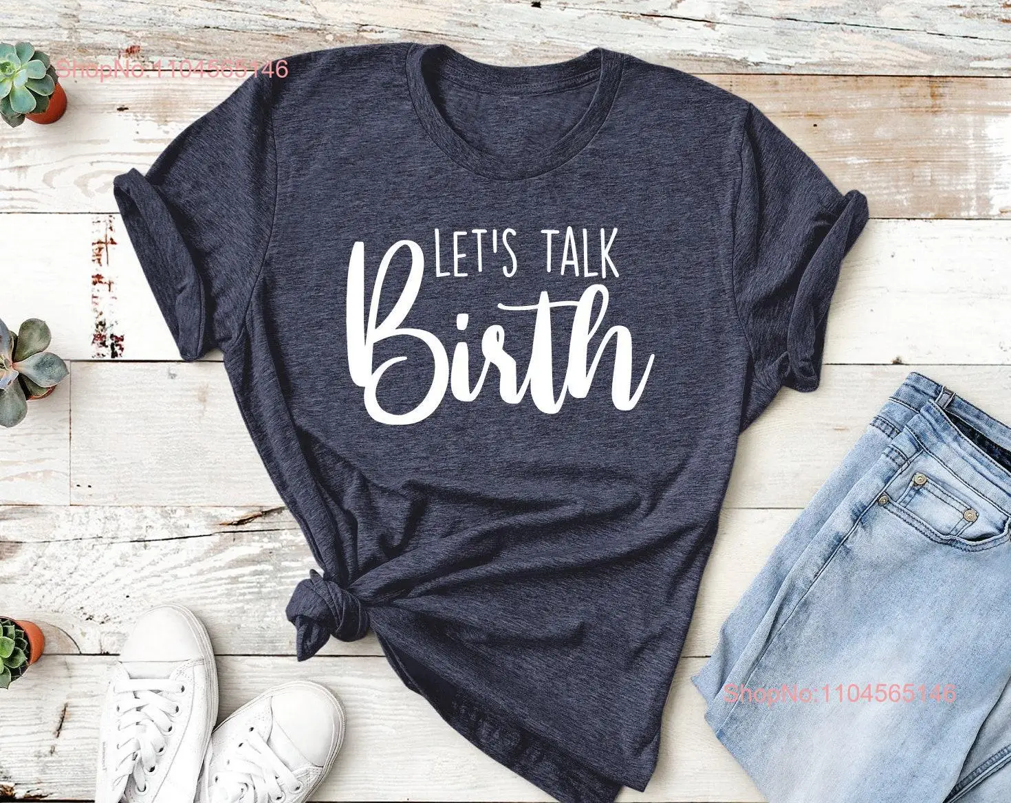 Футболка Let's Talk Birth Doula Midwife Nurse OB с длинными или короткими рукавами
Футболка Let's Talk Birth Doula Midwife Nurse OB с длинными или короткими рукавами