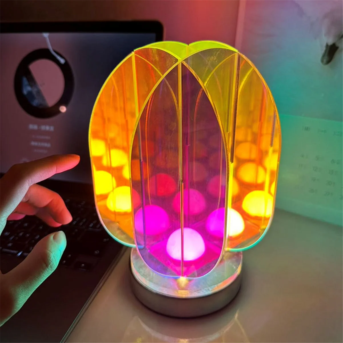 KZQ-fLED Color Acrylic USB Table Lamp Bedroom Room Game Room Decor Night Lamp Desk Geometric Decorative Indoor Table
KZQ-fLED Color Acrylic USB Table Lamp Bedroom Room Game Room Decor Night Lamp Desk Geometric Decorative Indoor Table