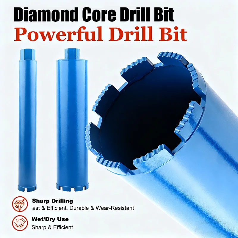 Алмазное корончатое сверло M22, армированное резьбой, сверло по бетону для пробивания отверстий в стенах кондиционирования воздуха, инструменты для пробивания сверления
Алмазное корончатое сверло M22, армированное резьбой, сверло по бетону для пробивания отверстий в стенах кондиционирования воздуха, инструменты для пробивания сверления