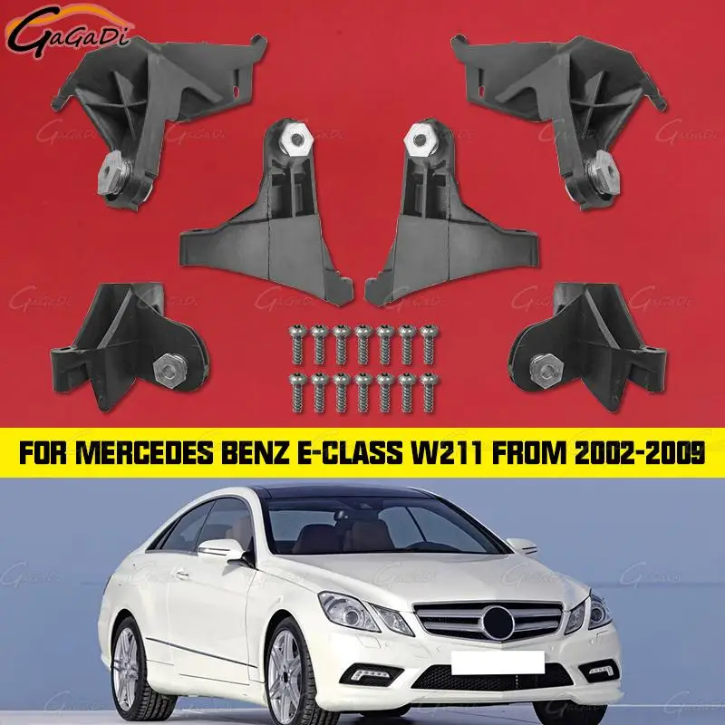 Комплект для ремонта фар автомобиля, кронштейн 2118201314 2118201414 для Mercedes-Benz W211 02-09, винт для фар, опорный кронштейн для фар
Комплект для ремонта фар автомобиля, кронштейн 2118201314 2118201414 для Mercedes-Benz W211 02-09, винт для фар, опорный кронштейн для фар