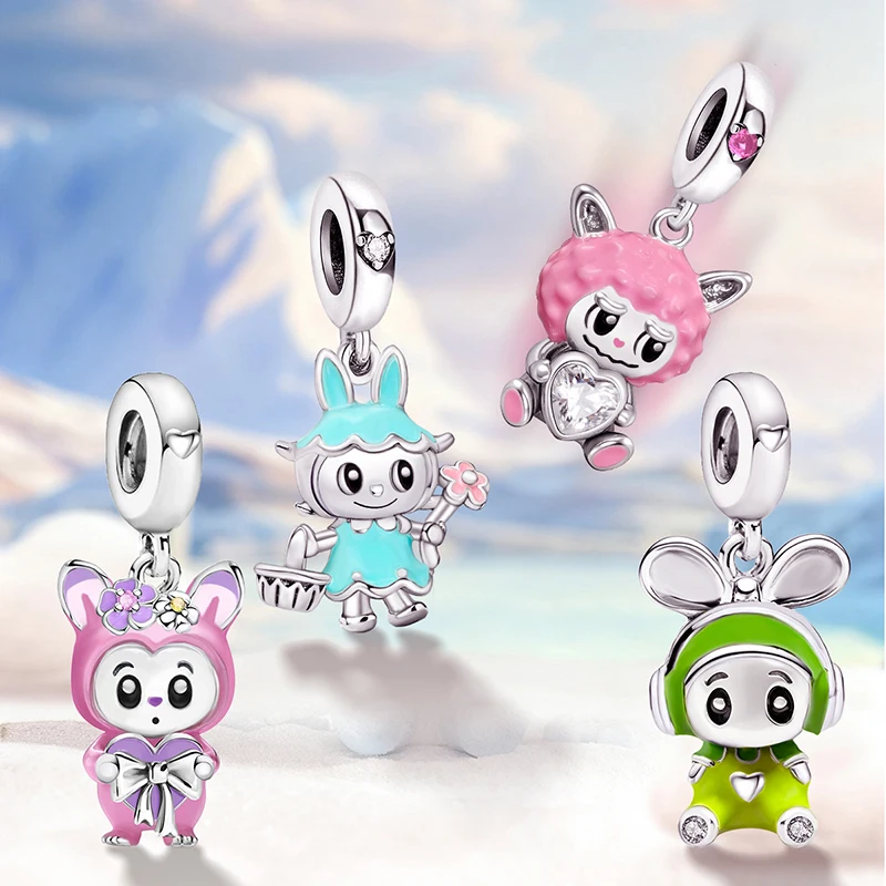 925 Sterling Silver Explosion Rabbit Love Heart Bowknot Elf Series Pendant Fit Fashion Bracelet High Quality DIY Jewelry
925 Sterling Silver Explosion Rabbit Love Heart Bowknot Elf Series Pendant Fit Fashion Bracelet High Quality DIY Jewelry