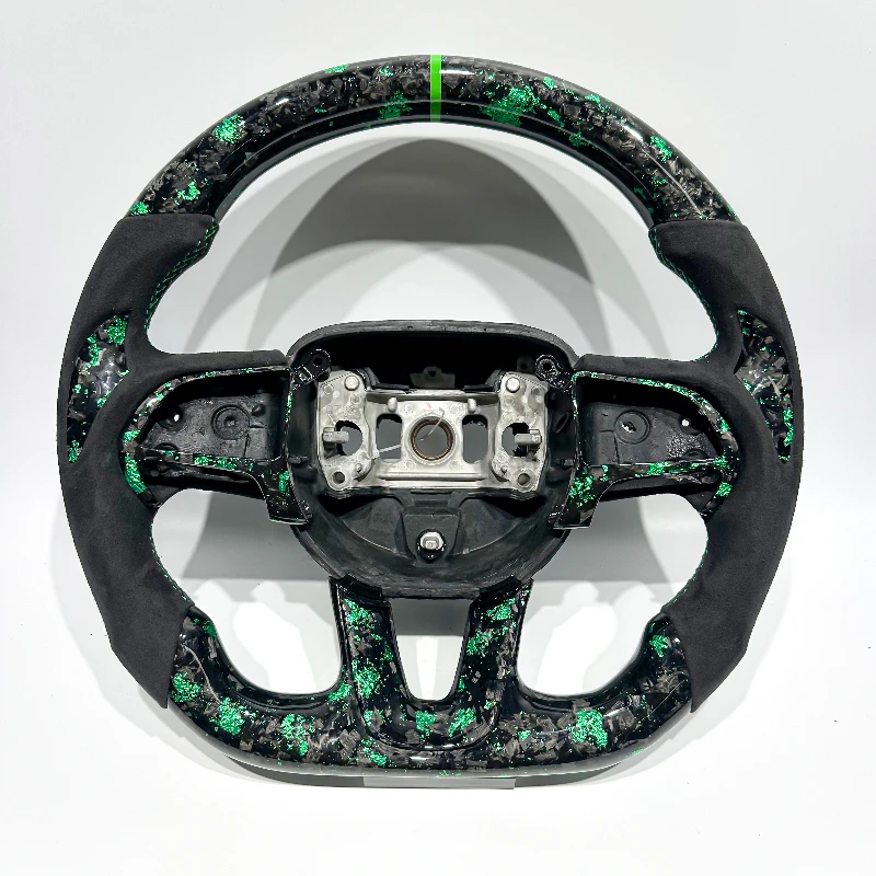 FOR Challenger Green Forged Carbon Fiber Customizable Sports Steering Wheel Suitable for Charger Challenger SRT Wheel Parts
FOR Challenger Green Forged Carbon Fiber Customizable Sports Steering Wheel Suitable for Charger Challenger SRT Wheel Parts