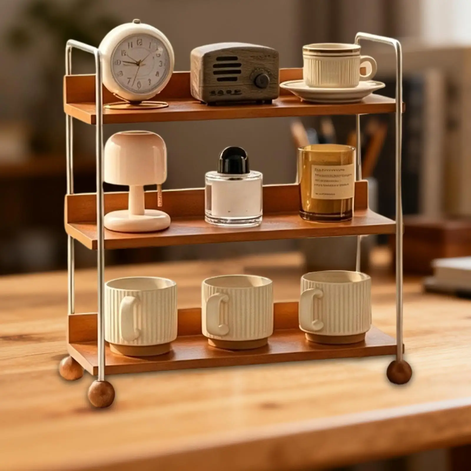 Wooden Multi Layer Desktop Storage Rack Tableware Organizer Shelf for Kitchen and Living Room
Wooden Multi Layer Desktop Storage Rack Tableware Organizer Shelf for Kitchen and Living Room