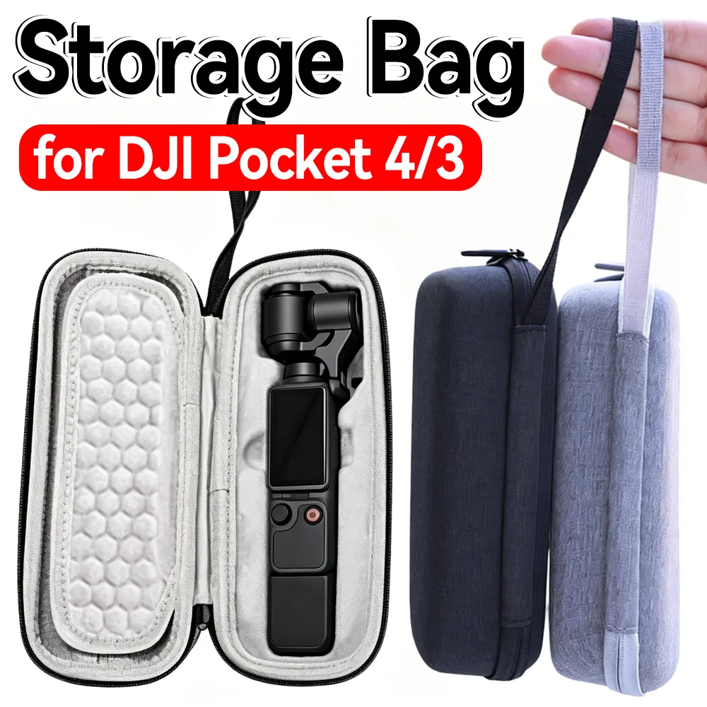 For DJI Osmo Pocket 4/3 Portable Storage Bag with Hanging Rope Anti Collision Carrying Cases EVA Hard Shell Protective Box Bags
For DJI Osmo Pocket 4/3 Portable Storage Bag with Hanging Rope Anti Collision Carrying Cases EVA Hard Shell Protective Box Bags