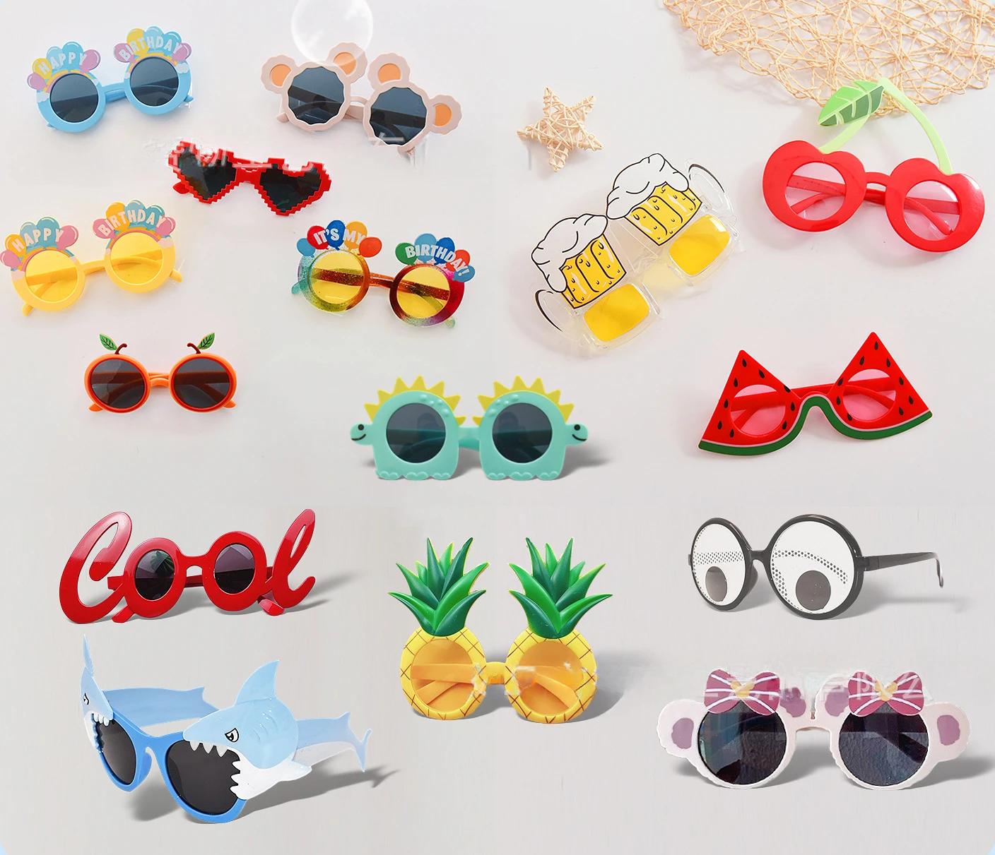 Funny glasses photo sunglasses party birthday glasses, funny decorative props sand sculpture toy photo props
Funny glasses photo sunglasses party birthday glasses, funny decorative props sand sculpture toy photo props