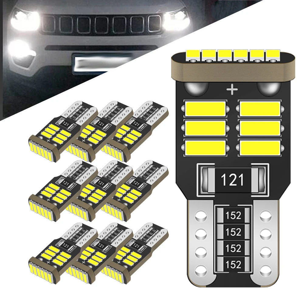 2 / 10 PCS Сверхсветодиодная лампочка 194 T10 W5W Canbus 12V 18SMD 6500K Белый автомобиль Внутренняя карта купола
2 / 10 PCS Сверхсветодиодная лампочка 194 T10 W5W Canbus 12V 18SMD 6500K Белый автомобиль Внутренняя карта купола