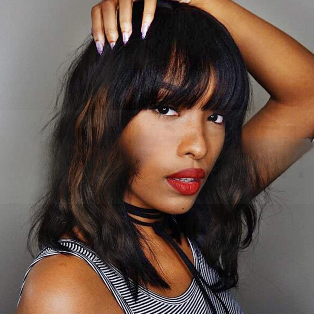 Wig fluffy wavy short curly hair headgear
Wig fluffy wavy short curly hair headgear