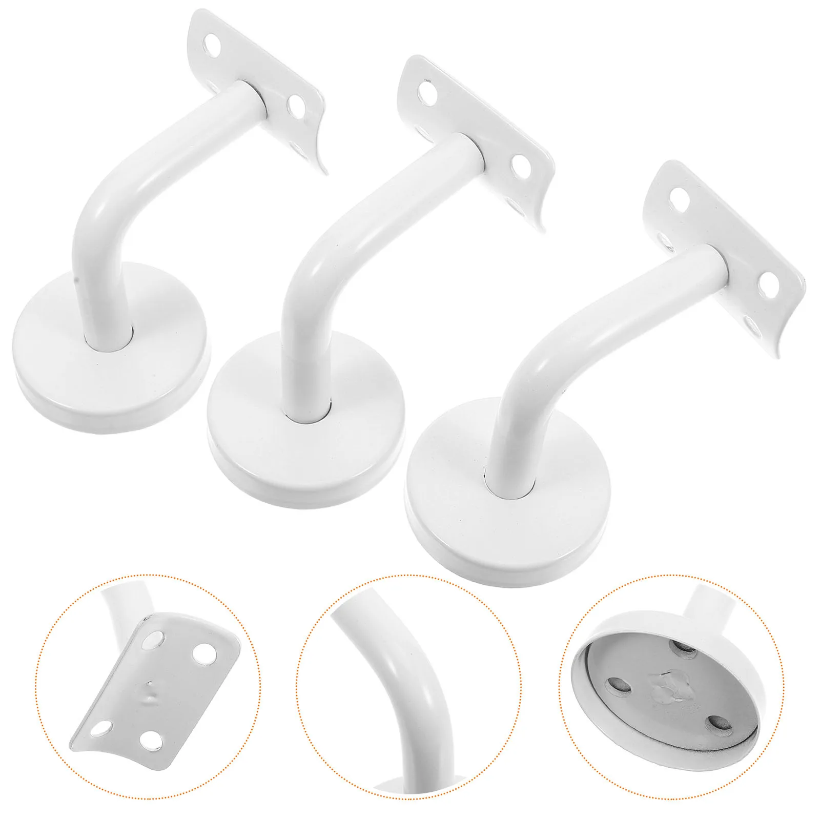 3Pcs Sturdy Stainless Steel Bannister Bracket Wall Mounted Easy to Install Suitable for Various Indoor Outdoor Use
3Pcs Sturdy Stainless Steel Bannister Bracket Wall Mounted Easy to Install Suitable for Various Indoor Outdoor Use