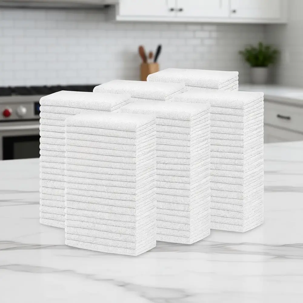 200 Pack 12x12 Inch Soft and Strong Washcloths - Ideal for Home, Hotel, Spa, and Travel - White
200 Pack 12x12 Inch Soft and Strong Washcloths - Ideal for Home, Hotel, Spa, and Travel - White