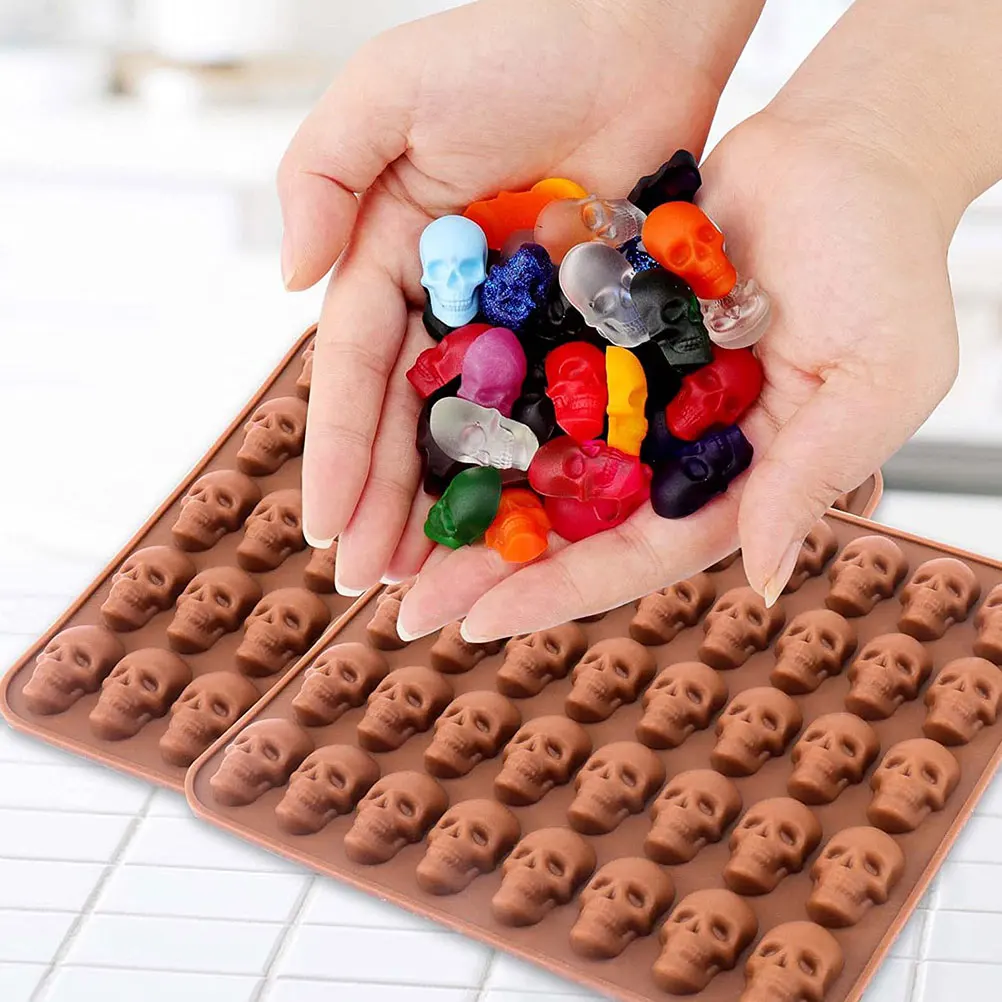 1 set Skull Shape Biscuit Mold Halloween Cookie Baking Tool Silicone Reusable Easy Demold Fondant Candy Molds for Cake Home
1 set Skull Shape Biscuit Mold Halloween Cookie Baking Tool Silicone Reusable Easy Demold Fondant Candy Molds for Cake Home