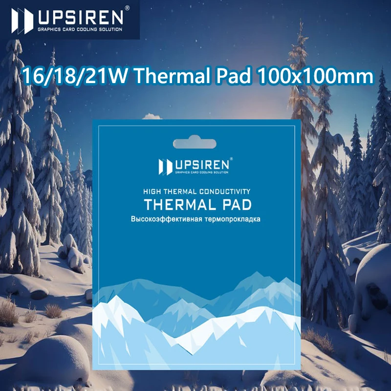 Upsiren 100X100MM GPU CPU Thermal Pad Heatsink Cooling Conductive Silicone Pad 85x45/120x120mm High Quality Thermal Pad
Upsiren 100X100MM GPU CPU Thermal Pad Heatsink Cooling Conductive Silicone Pad 85x45/120x120mm High Quality Thermal Pad