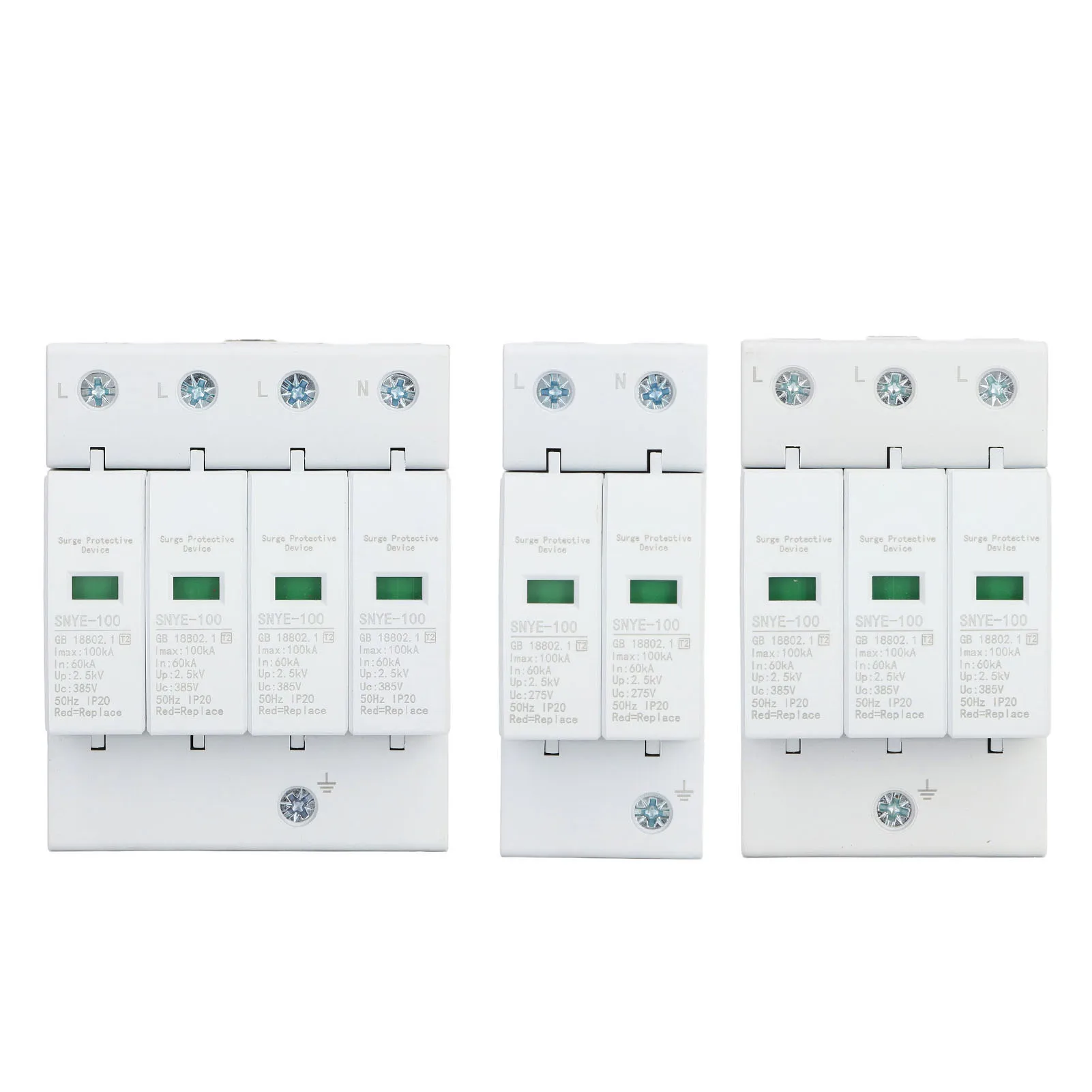 Surge Protective Device 100KA Voltage Protection Arrester Protector for Distribution Box Voltage Surge Arrester
Surge Protective Device 100KA Voltage Protection Arrester Protector for Distribution Box Voltage Surge Arrester