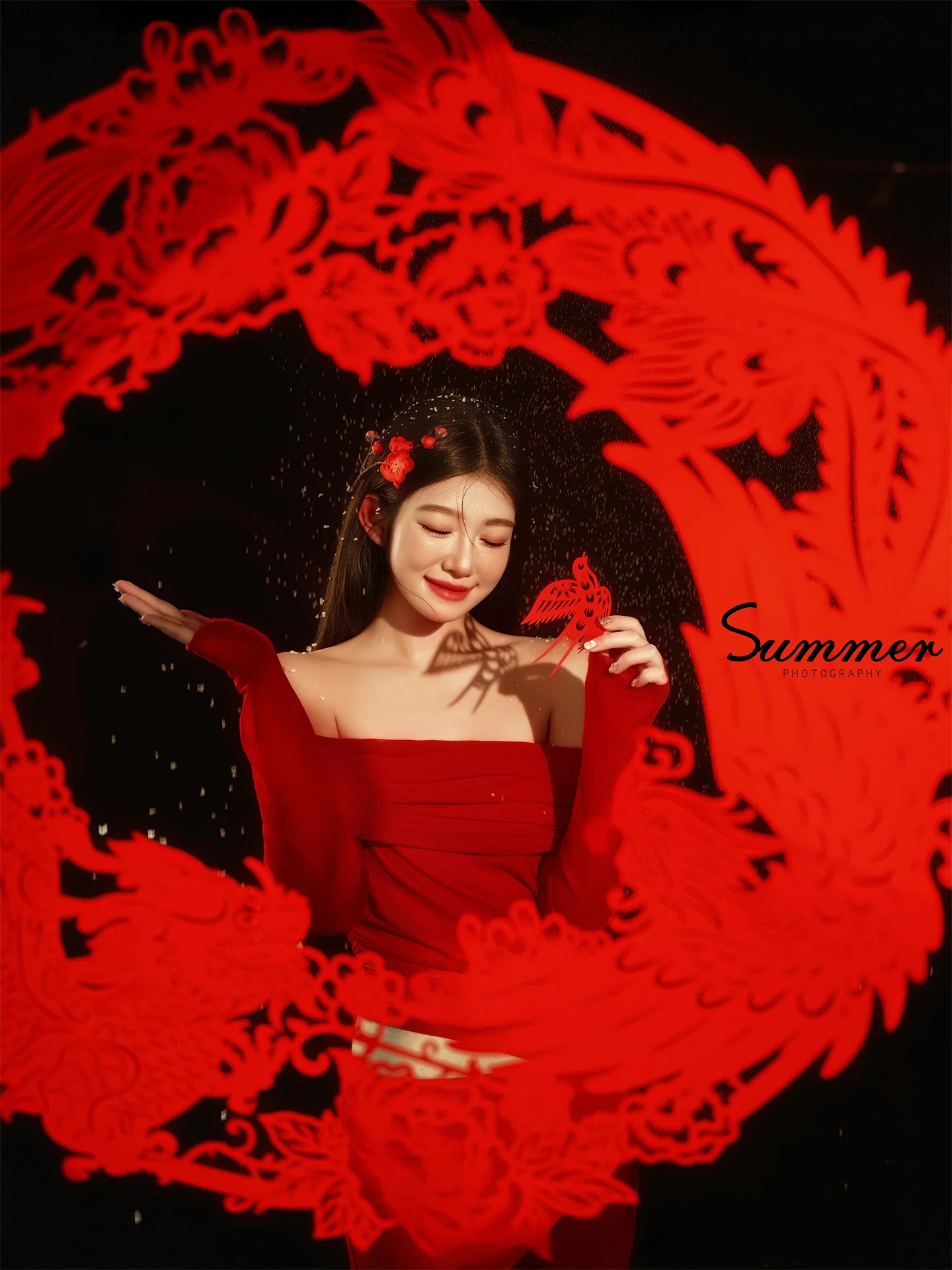 Red Paper Cut Chinese Sle Portrait Dr for Photo oot New Year Theme Aosphere Sensation Photoaphy by Yung Pavilion
Red Paper Cut Chinese Sle Portrait Dr for Photo oot New Year Theme Aosphere Sensation Photoaphy by Yung Pavilion