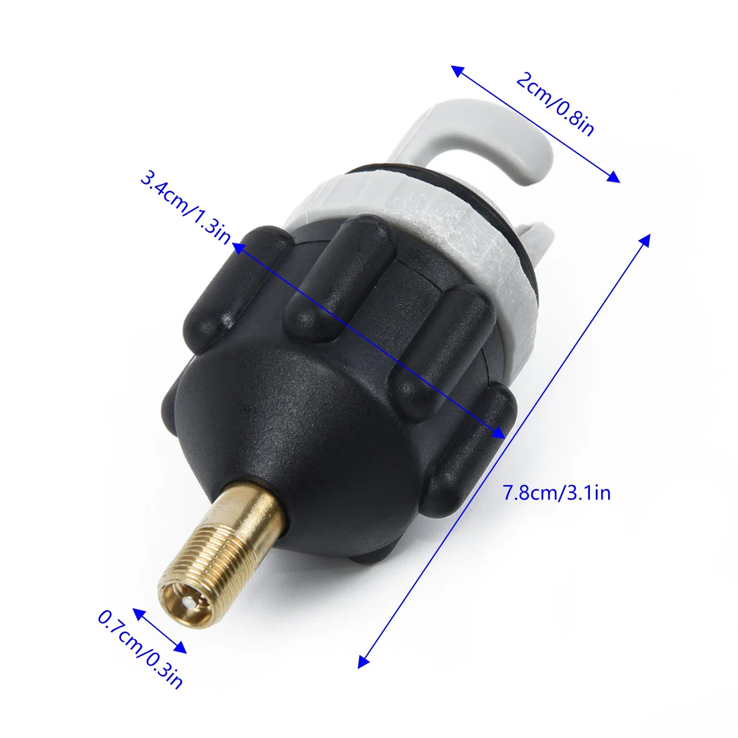 Accessory Black Valve Adaptor Repair Nozzle Canoe Fishing Inflatable Boat Pump Kayak Paddle Board Air Inflator
Accessory Black Valve Adaptor Repair Nozzle Canoe Fishing Inflatable Boat Pump Kayak Paddle Board Air Inflator