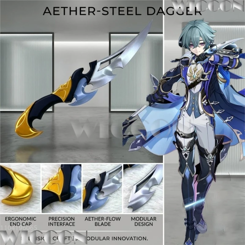 Genshin Impact Lohen Cosplay Prop 3D Printed Daggers Anime Game Character Replica Weaponn Prop For Cosplay Events Halloween cos
Genshin Impact Lohen Cosplay Prop 3D Printed Daggers Anime Game Character Replica Weaponn Prop For Cosplay Events Halloween cos