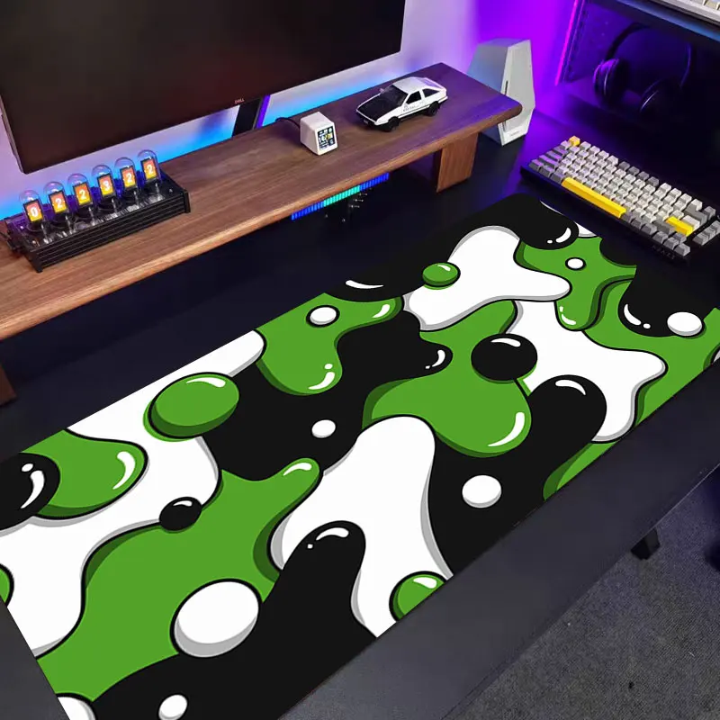 XXL Green Liquid Rubber Gaming Mouse Pad Abstract Desk Mat Non-slip Base Precise Seam Washable Durable Pads for Game and Office
XXL Green Liquid Rubber Gaming Mouse Pad Abstract Desk Mat Non-slip Base Precise Seam Washable Durable Pads for Game and Office