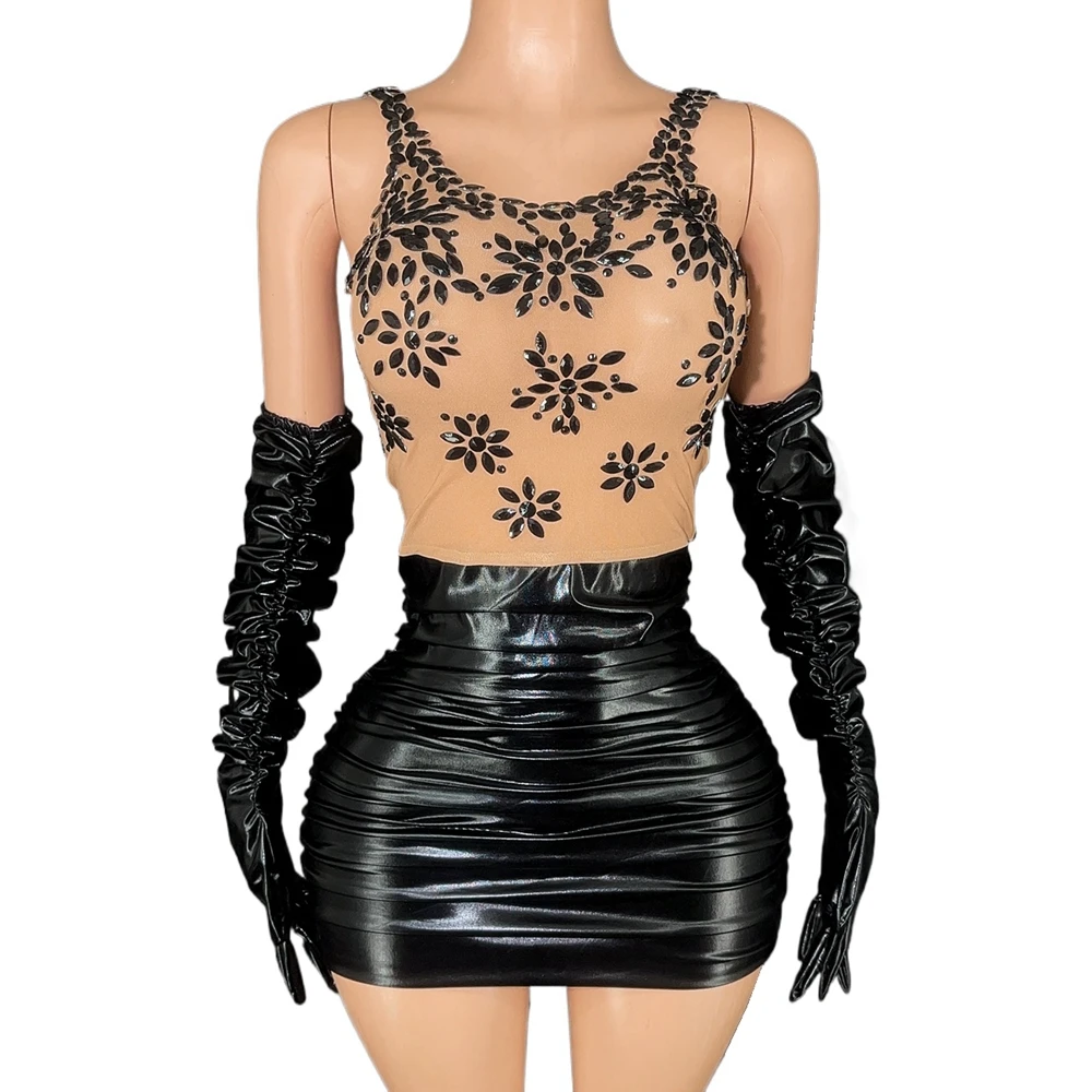 Sparkly Rhinestone Mini Dress Gloves for Women Sexy Celebrate Evening Prom Birthday Dress Photo Shoot Wear Performance Costume
Sparkly Rhinestone Mini Dress Gloves for Women Sexy Celebrate Evening Prom Birthday Dress Photo Shoot Wear Performance Costume