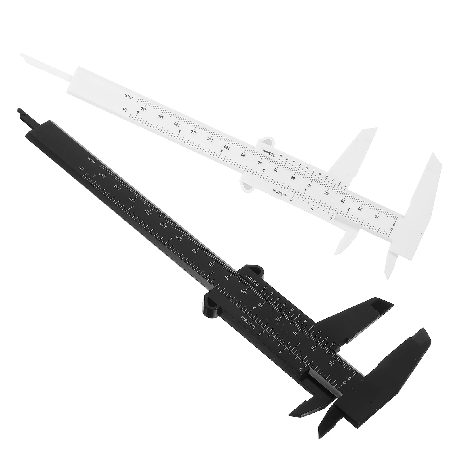 2 Pcs Plastic Caliper Precision Measurement Dual Head Clear Scales Lightweight Portable Positioning Ruler Mini 
2 Pcs Plastic Caliper Precision Measurement Dual Head Clear Scales Lightweight Portable Positioning Ruler Mini