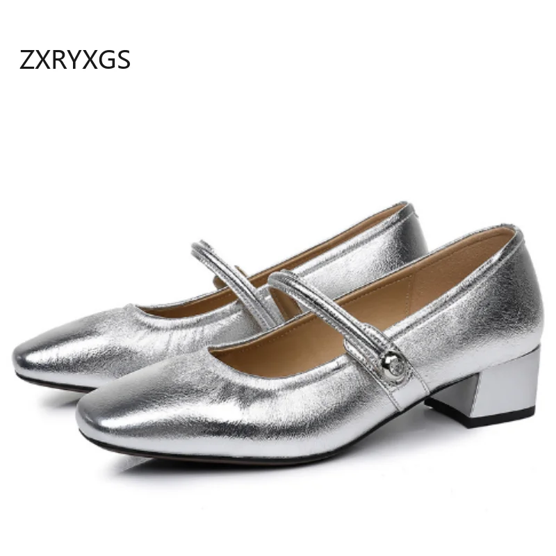 ZXRYXGS Женская кожаная обувь из мягкой овчины с квадратным носком, новинка 2025, элегантная модная банкетная обувь на толстом среднем каблуке, большой размер 43
ZXRYXGS Женская кожаная обувь из мягкой овчины с квадратным носком, новинка 2025, элегантная модная банкетная обувь на толстом среднем каблуке, большой размер 43