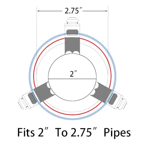 Stainless Steel Exhaust Tip Adapter For 2 Inch To 2.75 Inch Tailpipes Car Modification Accessory
Stainless Steel Exhaust Tip Adapter For 2 Inch To 2.75 Inch Tailpipes Car Modification Accessory