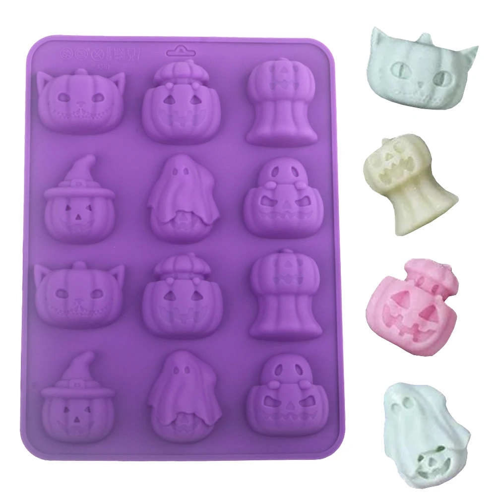 12 Cavity Halloween Pumpkin Head Mousse Mold Horror Pumpkin Series DIY Chocolate Dessert Mold
12 Cavity Halloween Pumpkin Head Mousse Mold Horror Pumpkin Series DIY Chocolate Dessert Mold