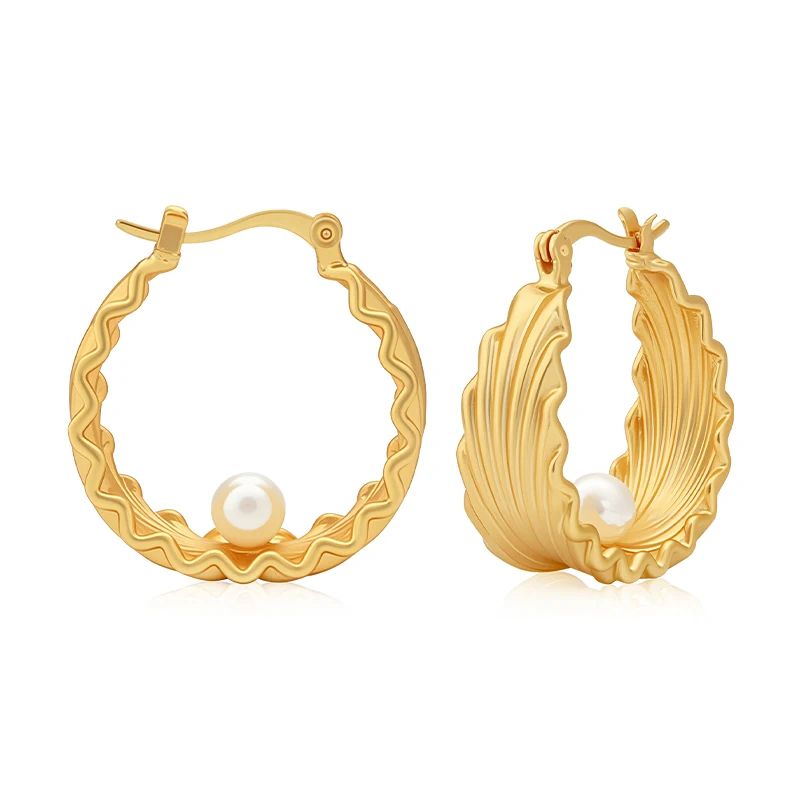 VAROLE U-Shape Leaf Huggie Earrings Pearl Brass Women Party Pendiente Boucle D'oreille Retro Luxury Geometric Jewelry
VAROLE U-Shape Leaf Huggie Earrings Pearl Brass Women Party Pendiente Boucle D'oreille Retro Luxury Geometric Jewelry