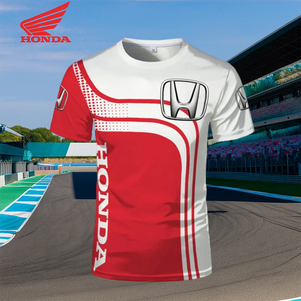 Honda Racing Team Men's Summer Motorcycle T-shirt Quick Dry Breathable Short Sleeve Biker Sportswear Jersey Riding and Outdoor
Honda Racing Team Men's Summer Motorcycle T-shirt Quick Dry Breathable Short Sleeve Biker Sportswear Jersey Riding and Outdoor