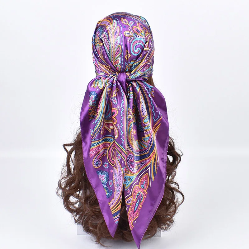 High Quality Silk Scarves Women Square Satin Hijab Scarf Plain Handkerchief Shawls Wraps Head Female Headband Islamic Bandanna
High Quality Silk Scarves Women Square Satin Hijab Scarf Plain Handkerchief Shawls Wraps Head Female Headband Islamic Bandanna