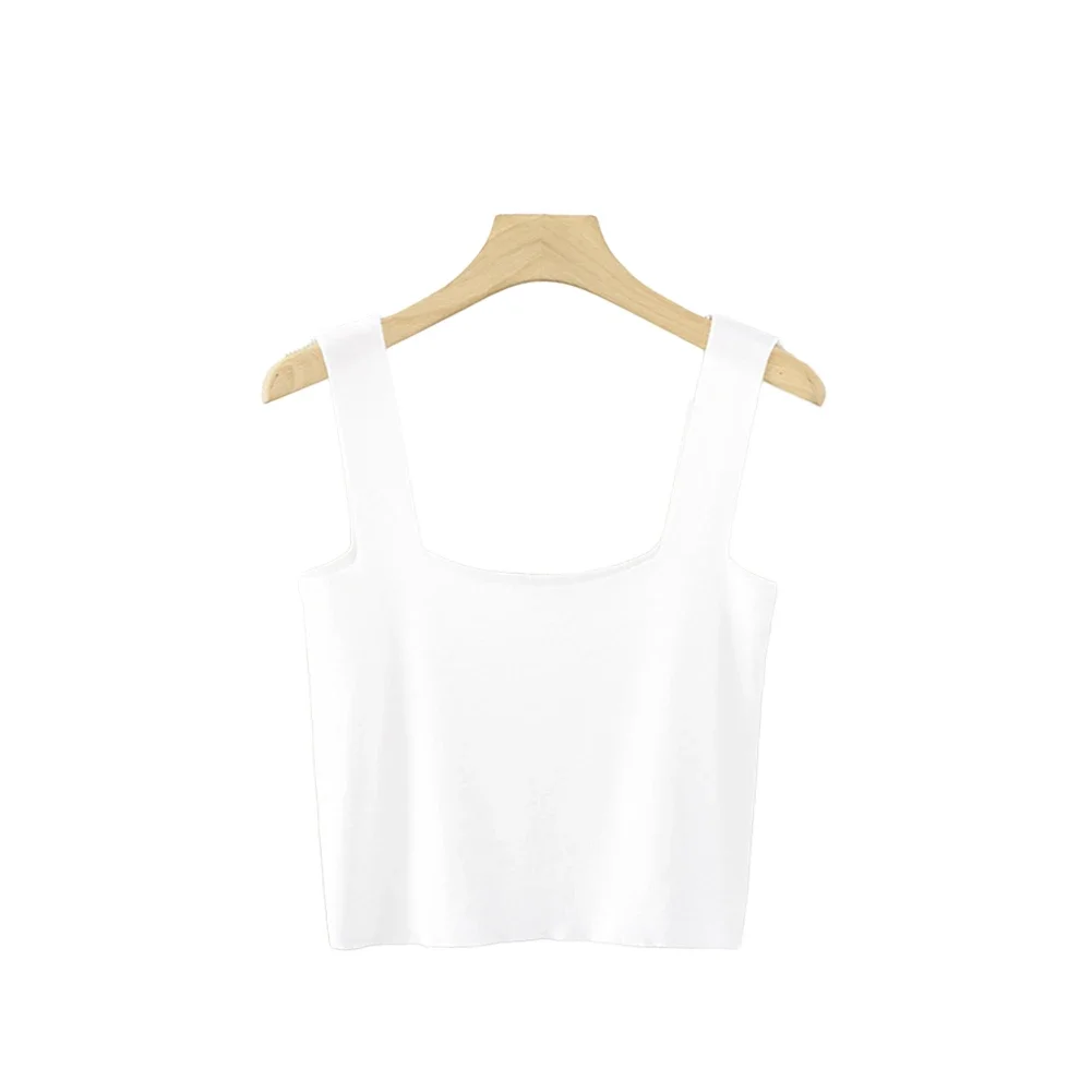 Backless Square Neck Sleeveless Camisole Womens Knitted Short Tube Top Black/White/Apricot/Pink/Khaki/Green/Light Purple
Backless Square Neck Sleeveless Camisole Womens Knitted Short Tube Top Black/White/Apricot/Pink/Khaki/Green/Light Purple