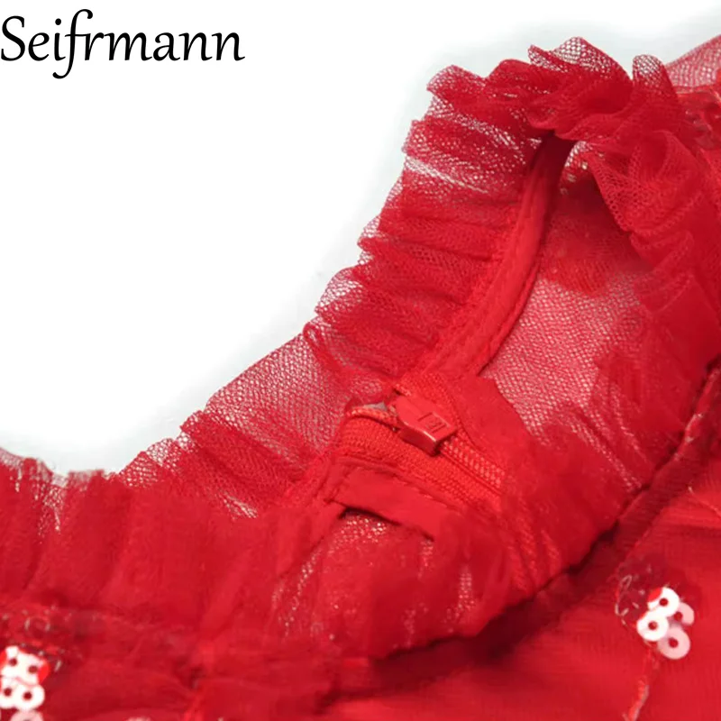 Seifrmann 2026, весеннее женское новое модное платье с круглым вырезом и рюшами, короткими рукавами и блестками, с вышивкой на талии
Seifrmann 2026, весеннее женское новое модное платье с круглым вырезом и рюшами, короткими рукавами и блестками, с вышивкой на талии