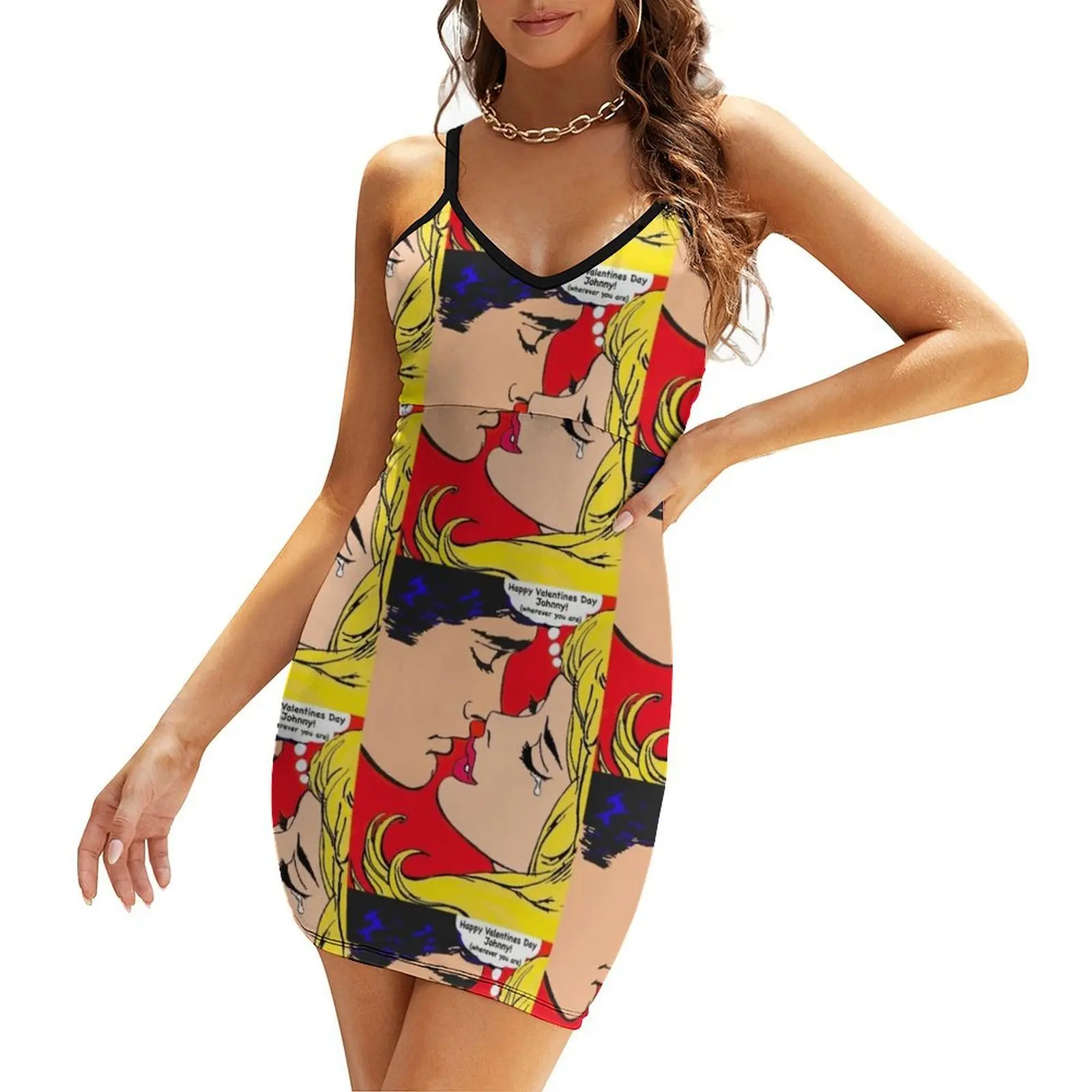 Pop art love, romance, tears, kisses Sling Dress cute dress dress for women 2025 birthday dresses for women birthday
Pop art love, romance, tears, kisses Sling Dress cute dress dress for women 2025 birthday dresses for women birthday