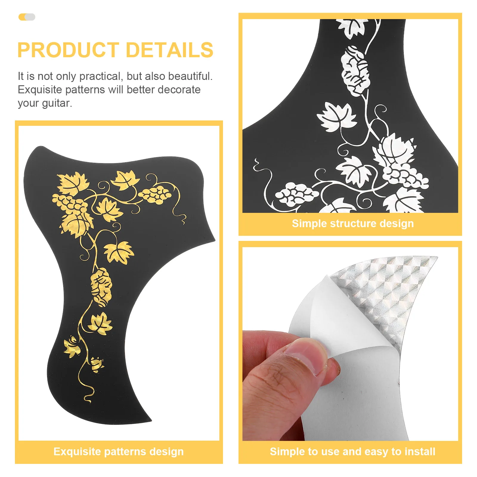 Lightweight Pvc Guitar Protective Plate For Acoustic Electric Transparent Replacement Parts Anti-Scratch
Lightweight Pvc Guitar Protective Plate For Acoustic Electric Transparent Replacement Parts Anti-Scratch