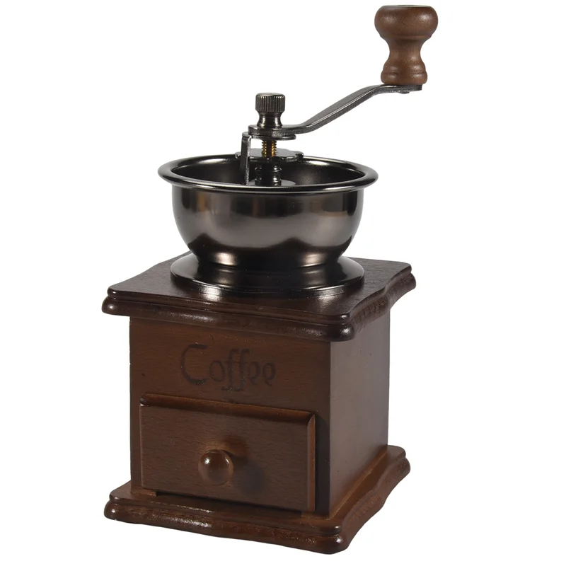 Ручная кофемолка A76K Ручная мельница по дереву/металлу Мельница для специй (цвет дерева)
Ручная кофемолка A76K Ручная мельница по дереву/металлу Мельница для специй (цвет дерева)