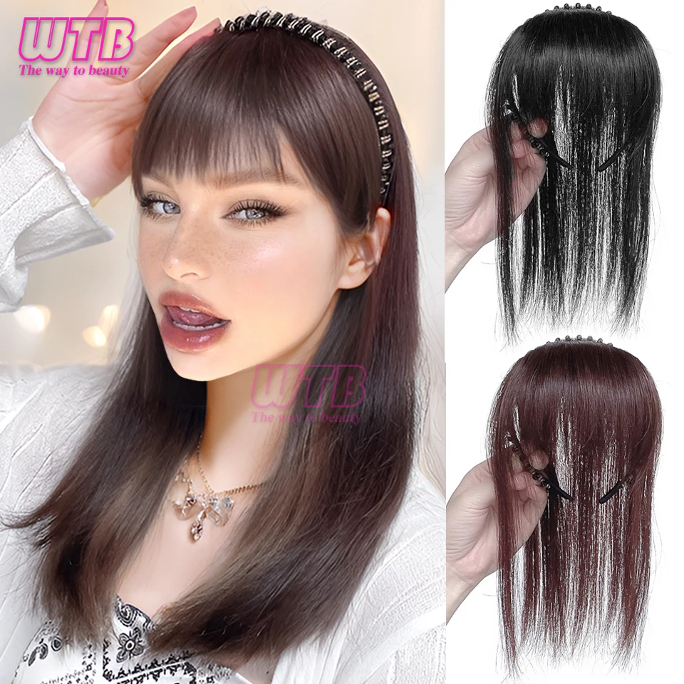WTB Synthetic Hairband Bangs Wig Female Straight Hair/Curly Hair One Wig Piece Natural Forehead Bangs Suitable For Women to Wear
WTB Synthetic Hairband Bangs Wig Female Straight Hair/Curly Hair One Wig Piece Natural Forehead Bangs Suitable For Women to Wear