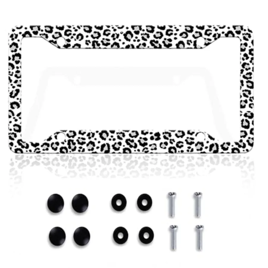 Snow Leopard License Plate Frames Customized Decorative Car Tags Aluminum Metal License Plate Covers Leopard Print License Plat
Snow Leopard License Plate Frames Customized Decorative Car Tags Aluminum Metal License Plate Covers Leopard Print License Plat