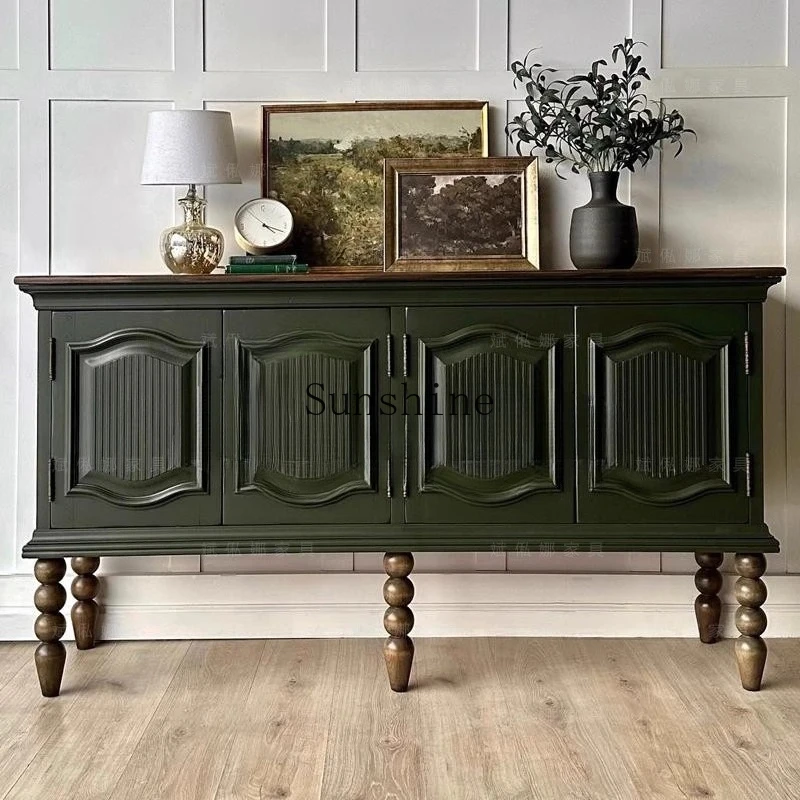 retro contrasting color chest/French cylindrical storage/living room entrance/customizable
retro contrasting color chest/French cylindrical storage/living room entrance/customizable
