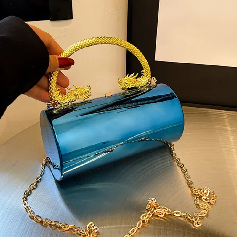 Designer Acrylic Clutch Gold Silver Women Evening Party Bag Shiny Metal Shoulder Crossbody Bags Luxury Small Purse WT1058
Designer Acrylic Clutch Gold Silver Women Evening Party Bag Shiny Metal Shoulder Crossbody Bags Luxury Small Purse WT1058